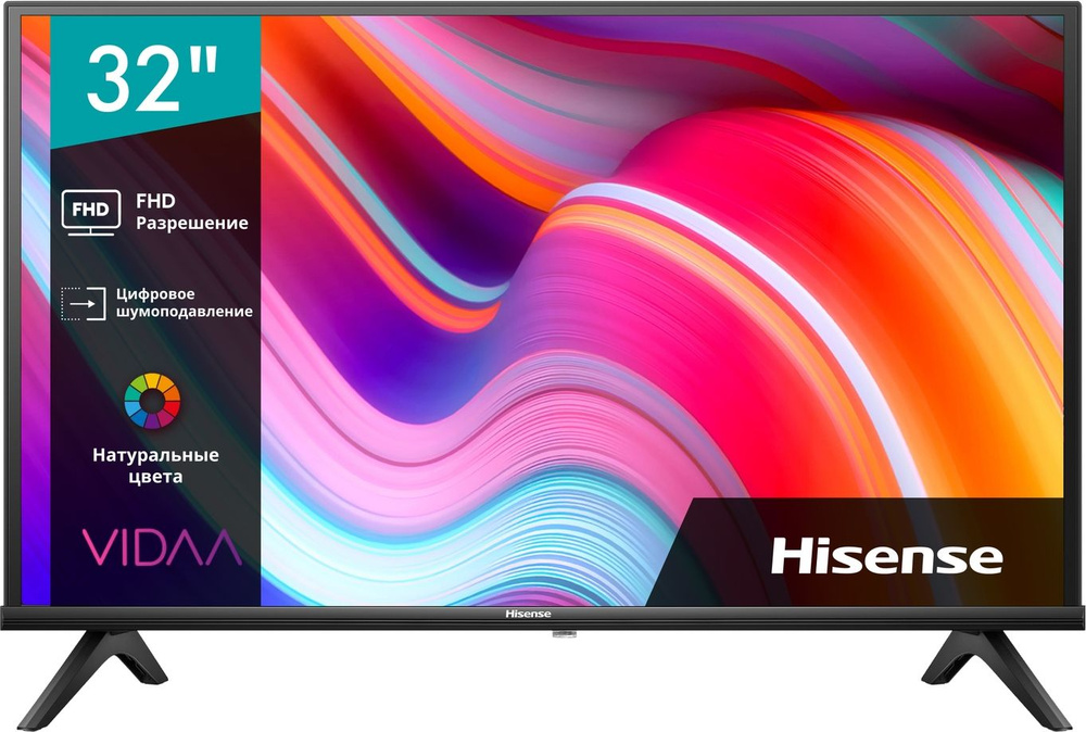 Hisense Телевизор 32A4K 32" HD, черный #1