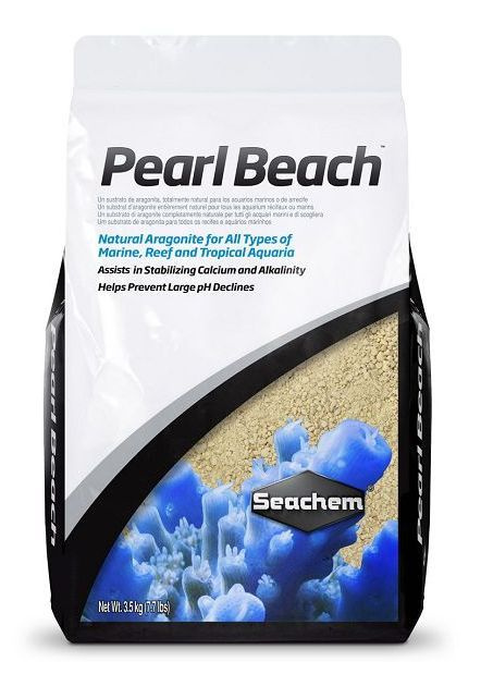 Грунт арагонитовый Seachem Pearl Beach 3,5кг  0,25-0,5мм #1