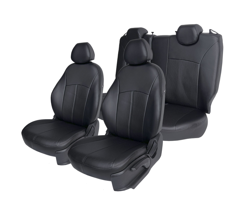 Чехлы на сиденья Hyundai Tucson IV 2020-2023 г. Раздельная спинка заднего ряда сидений 60/40, сиденье #1