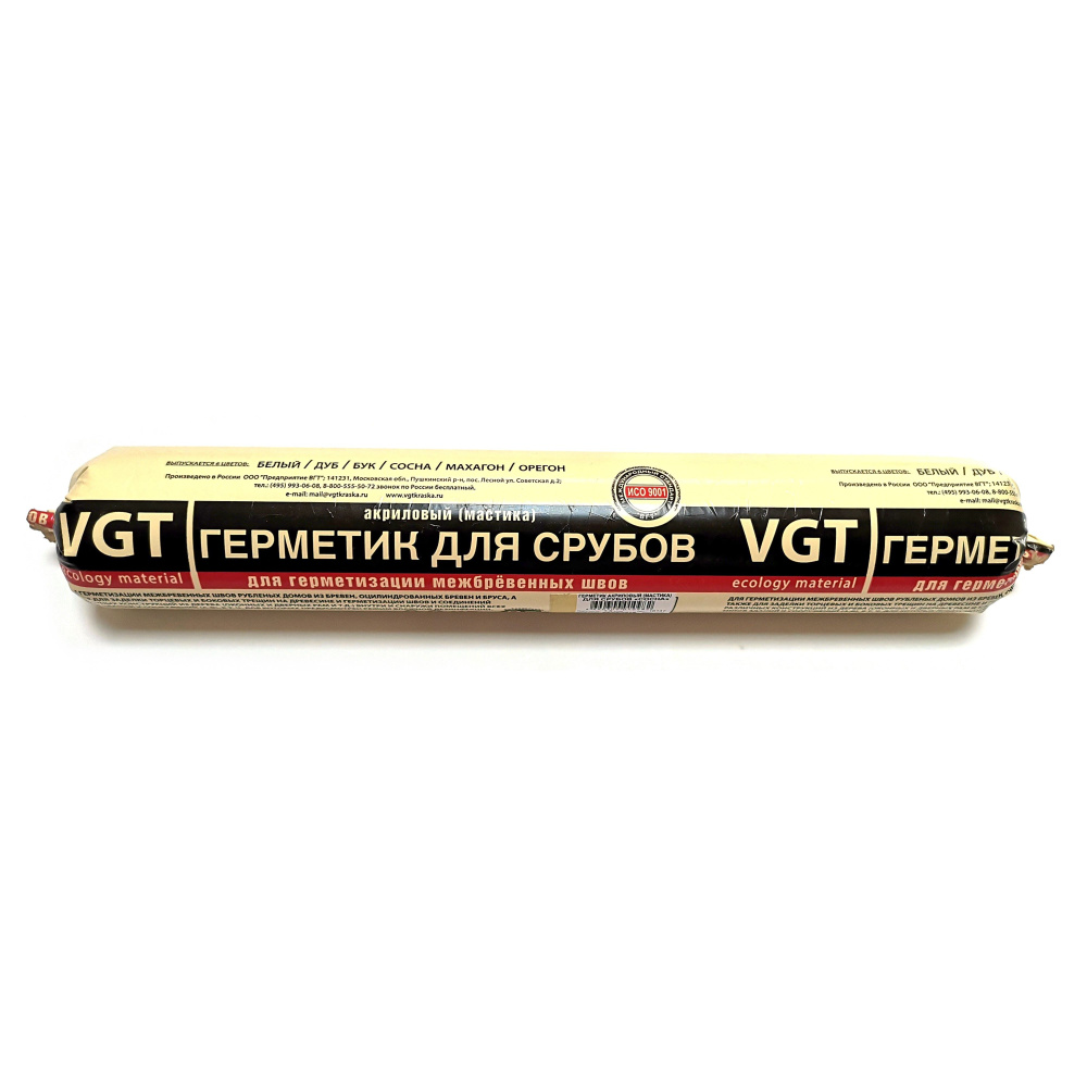 Герметик акриловый для срубов VGT (0,9кг) орегон #1