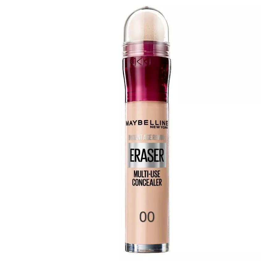 MAYBELLINE NEW YORK "The Eraser Eye" Консилер для кожи вокруг глаз, оттенок 00 Слоновая кость 6,8 мл #1