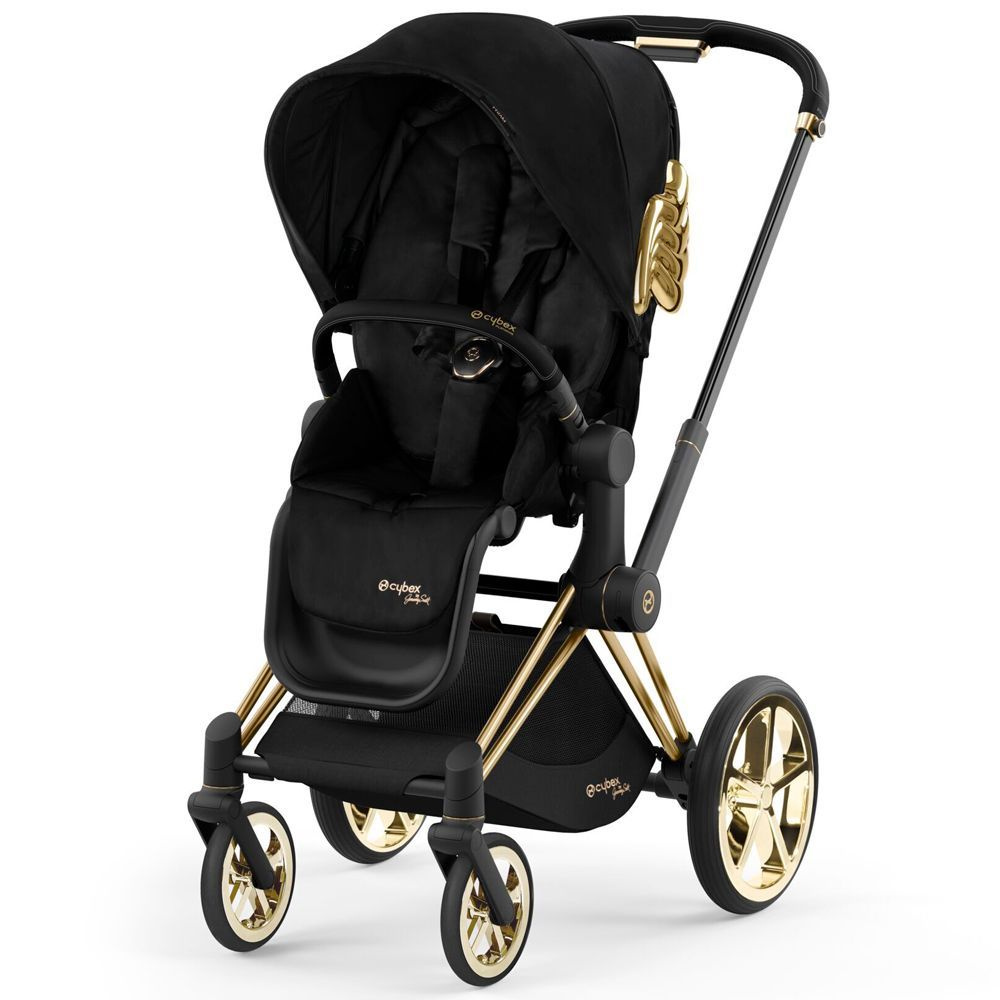 Коляска прогулочная Cybex Priam IV FE Wings Black by Jeremy Scott #1