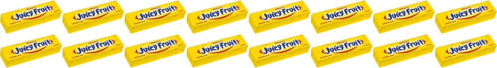 Жевательная резинка Juicy Fruit без сахара, комплект: 16 шт. #1