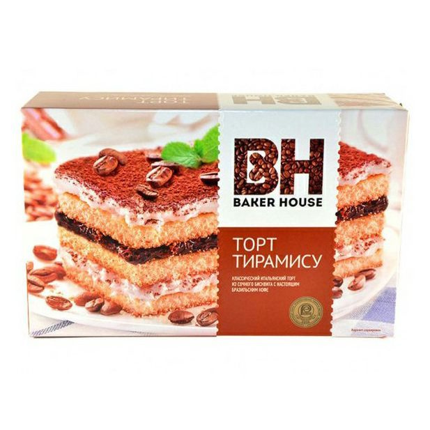 Торт Baker House Тирамису бисквитный 350 г #1