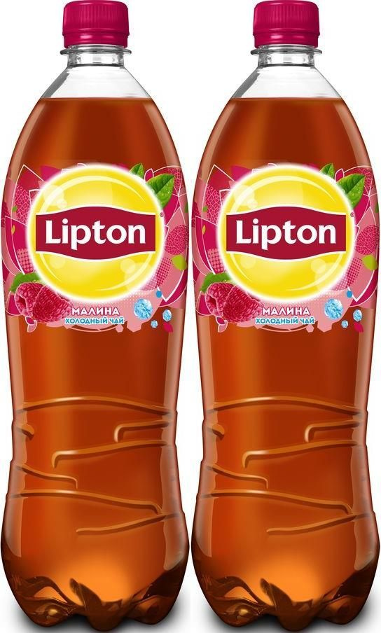 Холодный чай Lipton Малина, комплект: 2 упаковки по 1 л #1