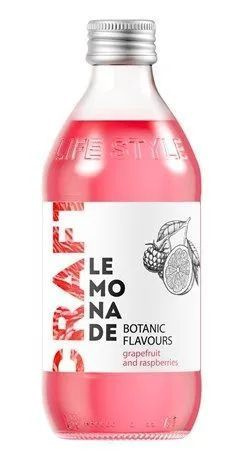 Лимонад Star Bar Craft вкус Грейпфрут и Малина (Стар Бар Крафт) 0,33л х 12шт (стекло)  #1