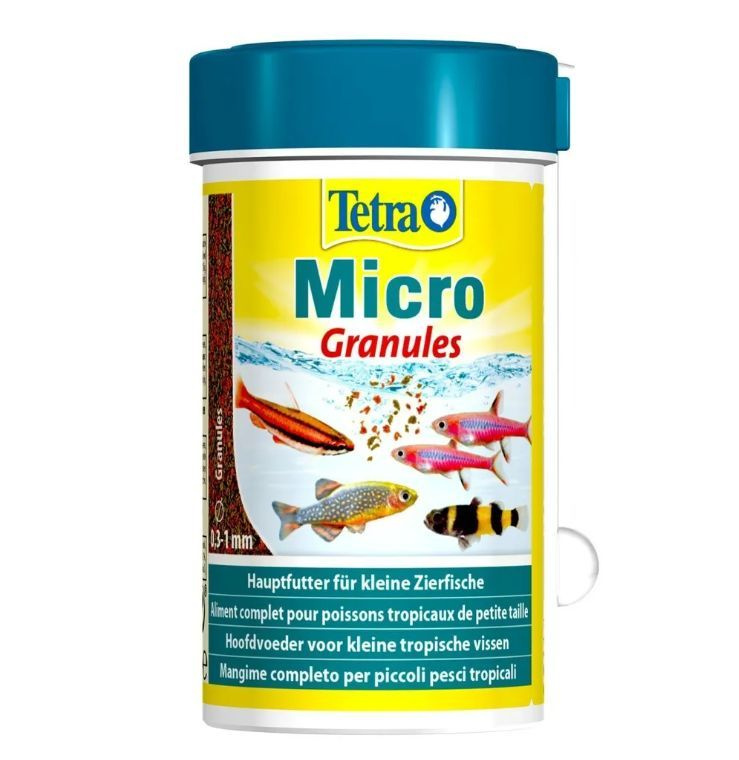 Tetra Micro Granules корм для мелких видов рыб 100 мл #1