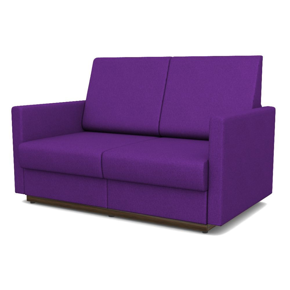 Диван-кровать Стандарт + ФОКУС- мебельная фабрика 156х80х87 см рогожка фиолетовая  #1