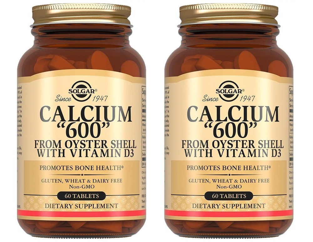 Solgar Calcium 600 (Солгар Кальций 600) БАД для костей из раковин ...