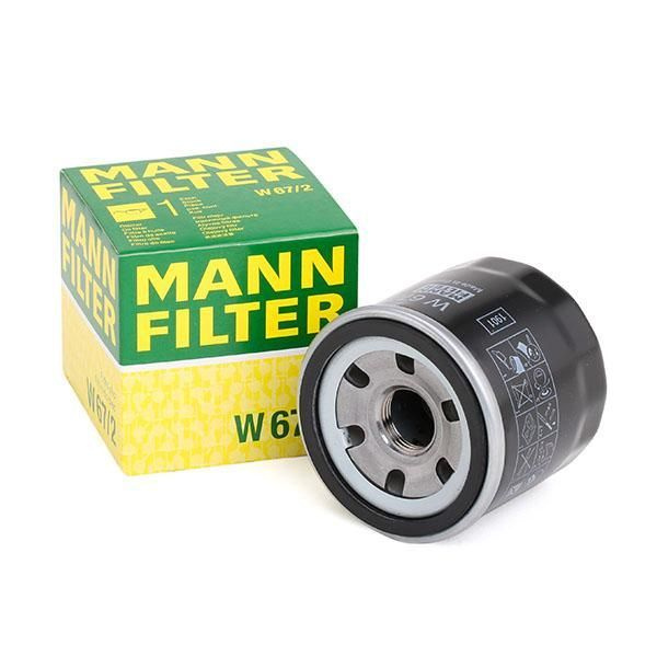 Фильтр масляный MANN-FILTER W672, Германия #1