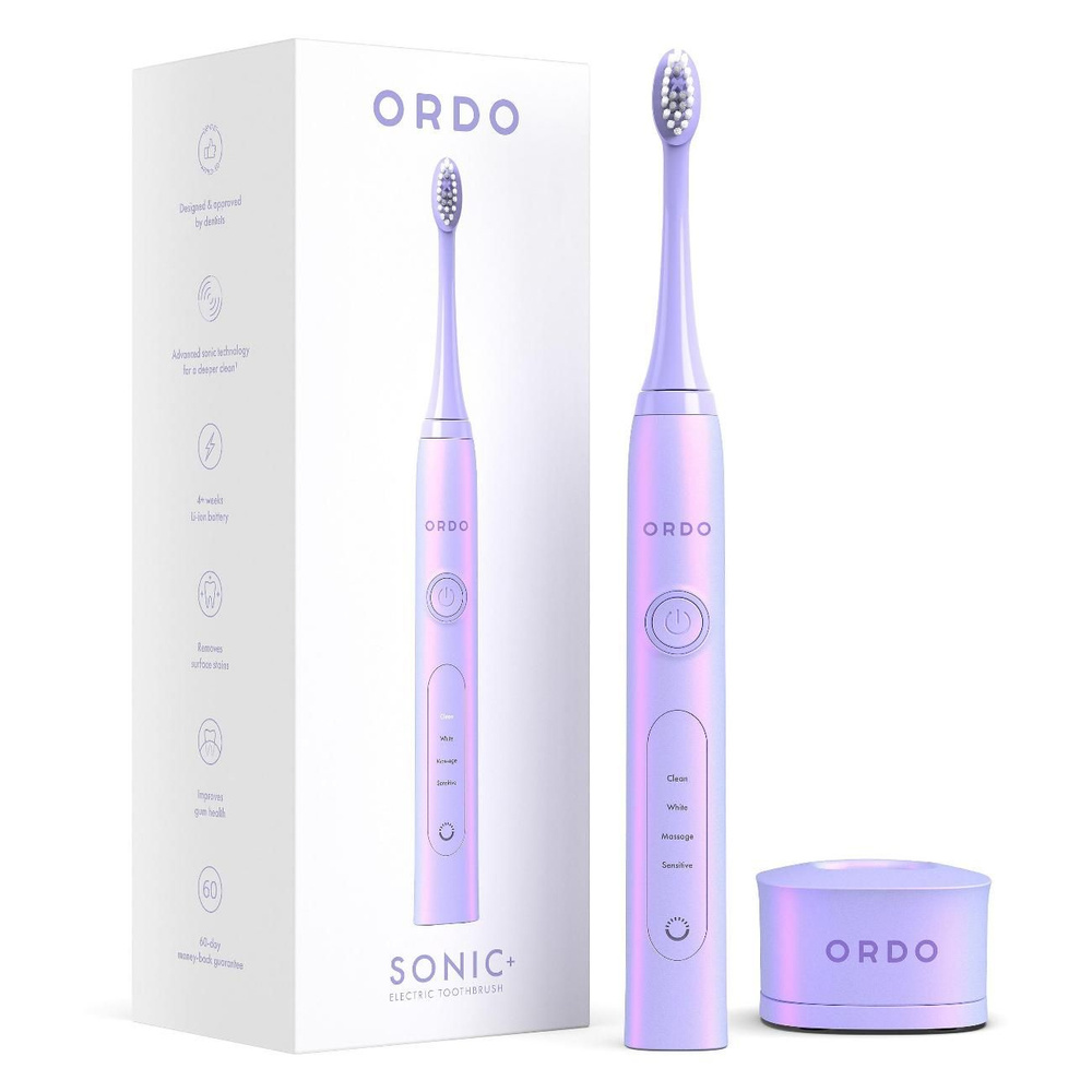 Электрическая зубная щетка ORDO Sonic+ жемчужно-фиолетовая #1