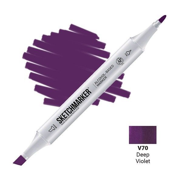 Маркер SKETCHMARKER V70 Deep Violet (Глубокий фиолетовый) #1