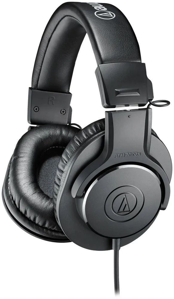 Audio-Technica Наушники проводные, 3.5 мм, 6.3 мм, черный #1