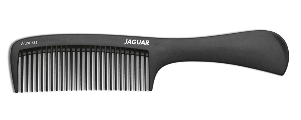 Гребень с рукояткой JAGUAR Ionic A-Line, 20.3 см, антистатический, черный A515  #1