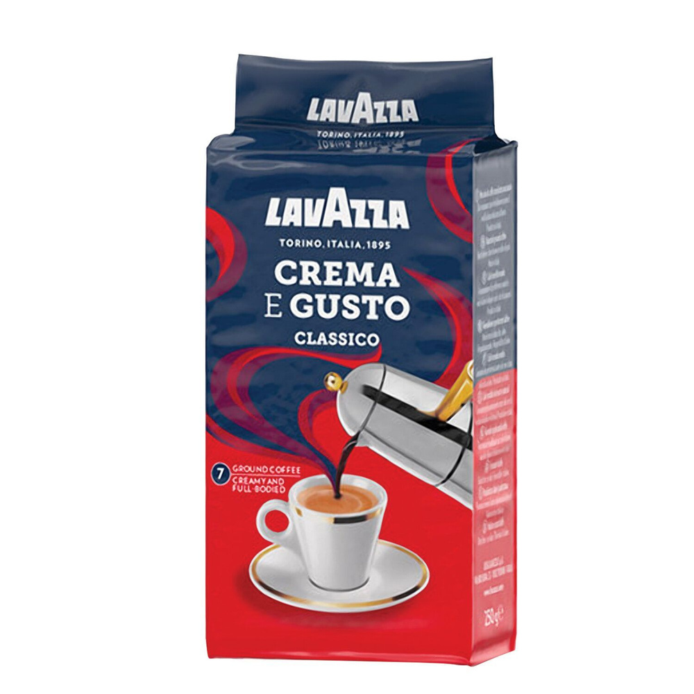 Кофе Молотый Lavazza Crema e Gusto Classico 250 г #1
