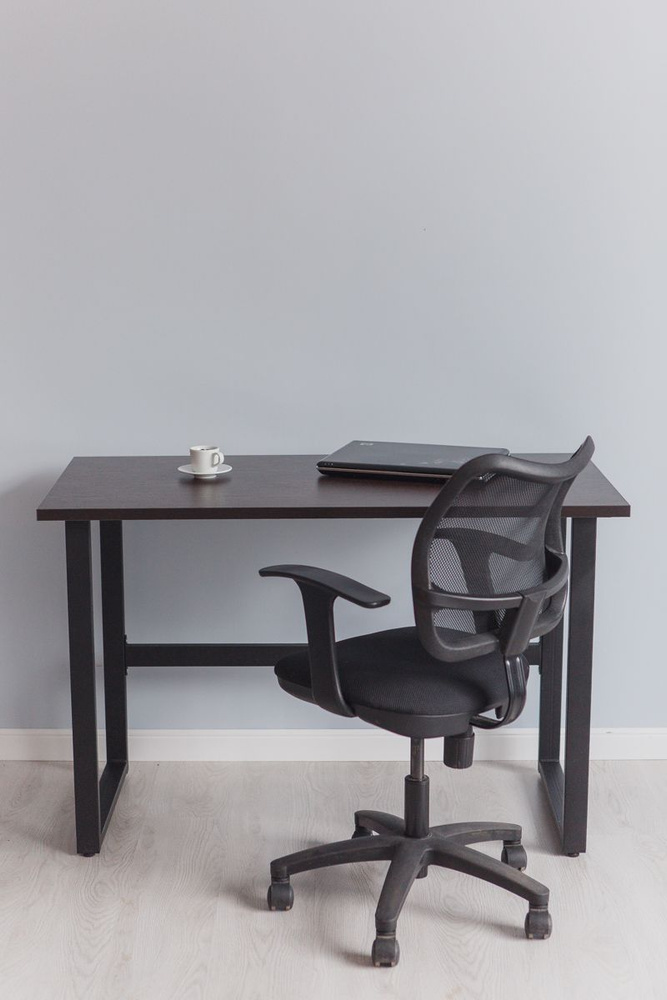 Стол компьютерный Good Desk Loft,размер 120х60х75 см, цвет венге, цвет ножек черный  #1