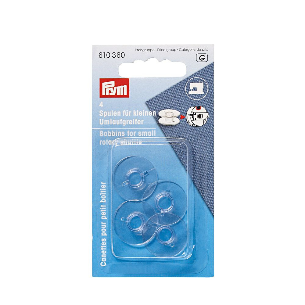 PRYM 610360 Шпульки для челнока 4 шт прозрачные #1