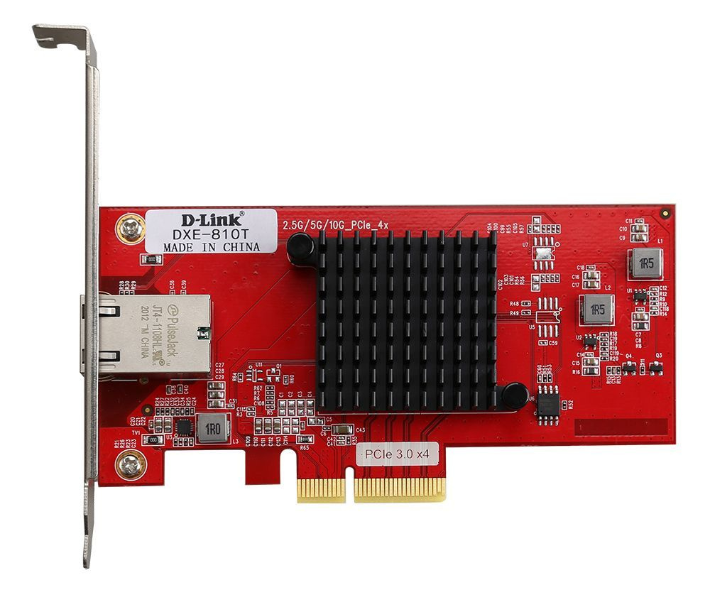 Сетевой PCI Express адаптер D-Link DXE-810T/B1A с 1 портом 10GBase-T #1