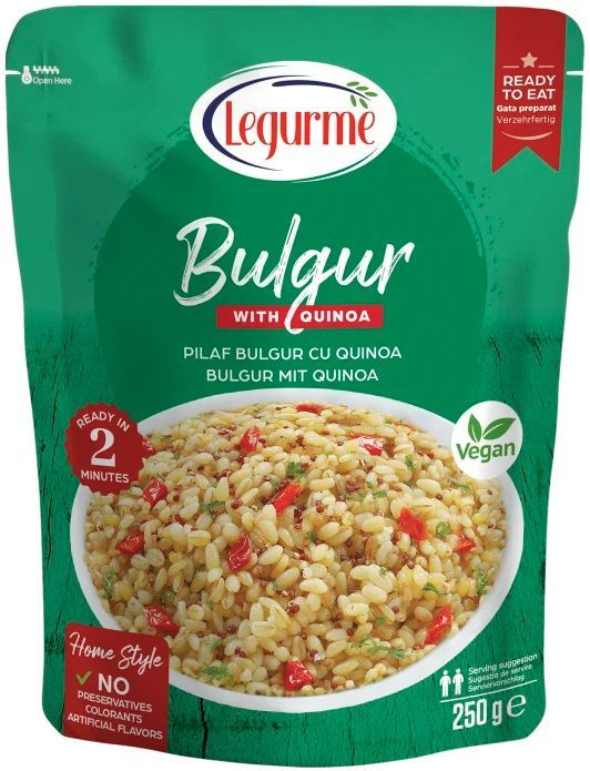 Legurme блюдо на второе булгур с киноа, готово к употреблению, Турция, 250 г.  #1