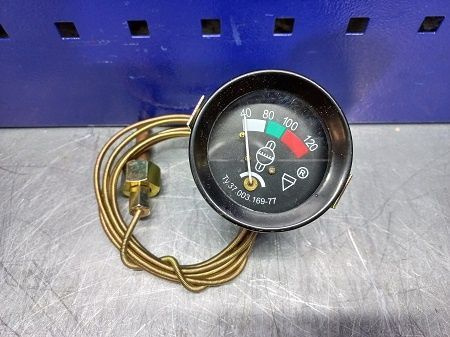 Датчик температуры воды УТ-200 механический (длина провода 1,5м) черный  #1
