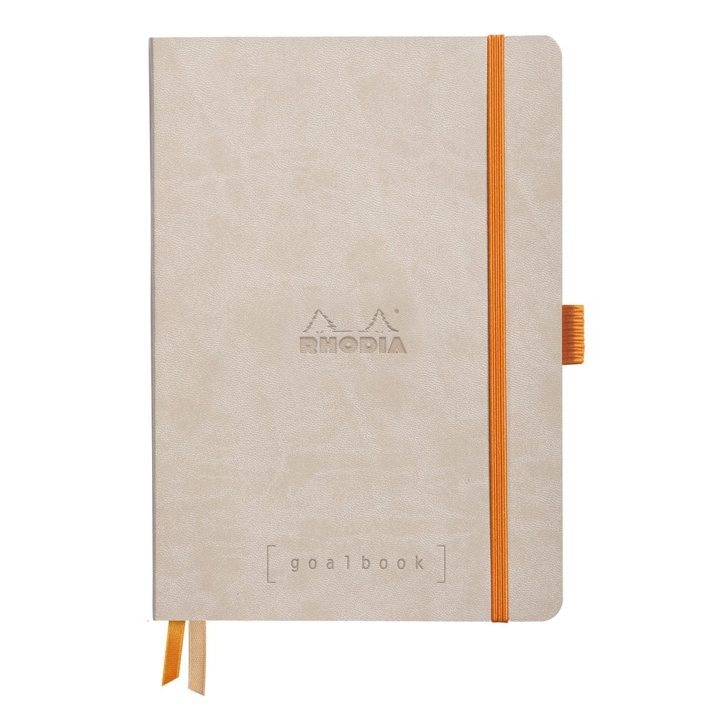 Записная книжка Rhodiarama Goalbook в мягкой обложке, A5, точка, 90 г, Beige Бежевый  #1