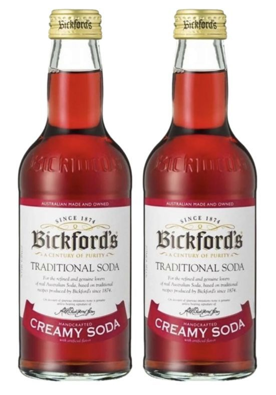 Лимонад для коктейлей Bickford and Sons Traditional Soda Creamy Soda (Австралия) 275 мл х 2 шт  #1