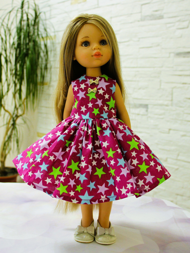 Одежда платье для куклы Paola Reina 32-34 см, Vidal Rojas 35 см, Berjuan 35 см.  #1