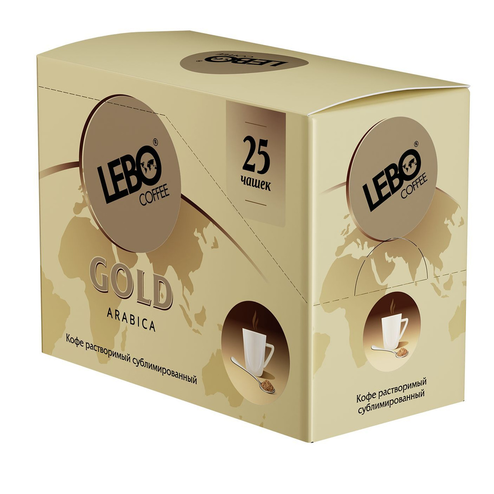 Кофе LEBO GOLD 25 пакетиков растворимый #1