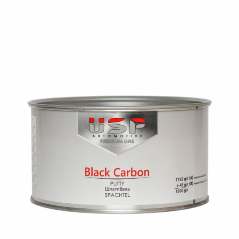 Шпатлевка усиленная карбоновыми волокнами USP Premium Black Carbon 1,8 кг.  #1