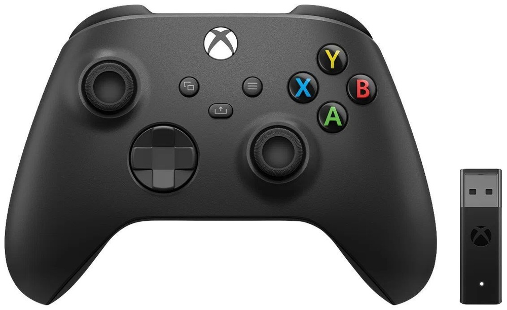 Геймпад Microsoft беспроводной Series S / X / Xbox One S / X Wireless Controller Carbon Black (Model: #1