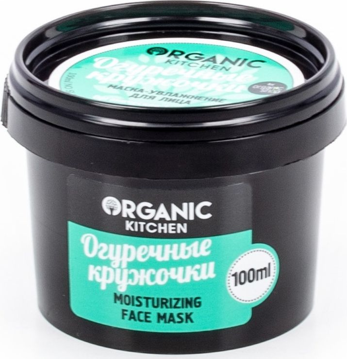 Organic Kitchen / Органик Китчен Маска-увлажнение для лица Moisturizing Face Mask Огуречные кружочки #1