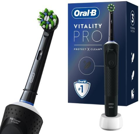 Электрическая зубная щетка Oral-B Vitality Pro Protect X Clean черная #1