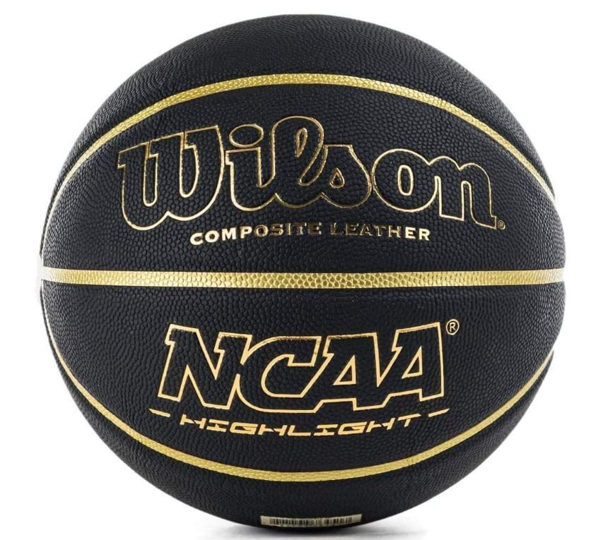 Мяч баскетбольный Wilson NCAA Highlight Gold 7 Original #1