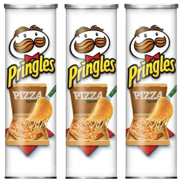 Чипсы Pringles ПИЦЦА 14 банок по 158 грамм США. Картофельные снеки Принглс (чипсы) для дружной компании. #1