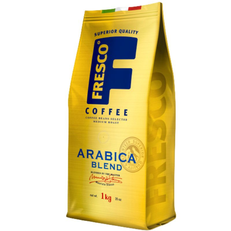 Кофе Fresco Arabica Blend натуральный жареный в зернах, 1000г #1