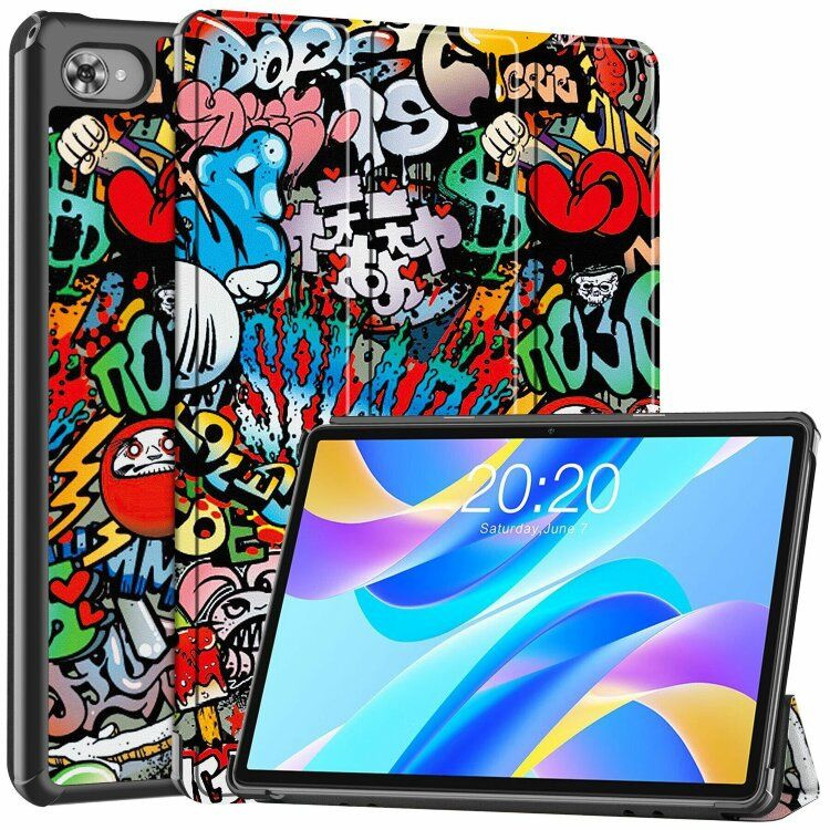 Чехол Smart Case для Teclast M40 Plus, P40HD, P30S (Graffiti) #1