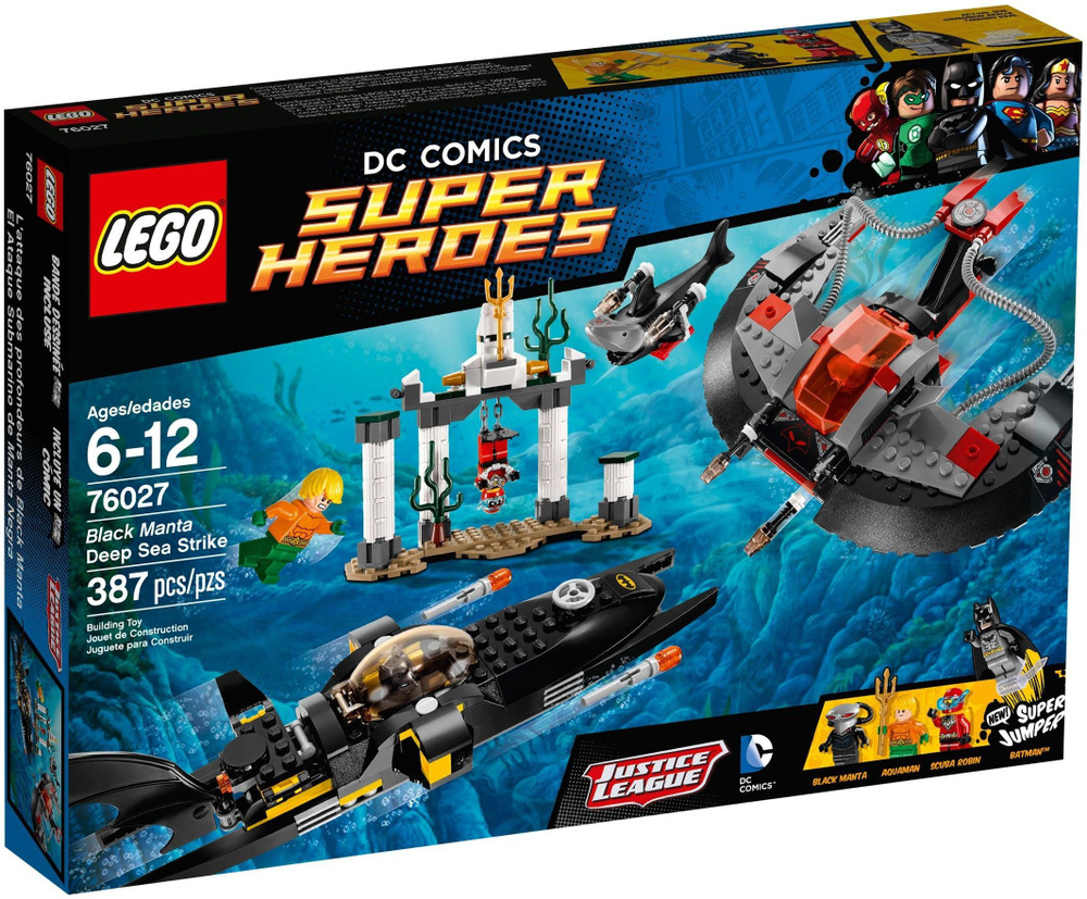 Конструктор LEGO DC Comics 76027 Глубоководная атака Чёрной манты  #1