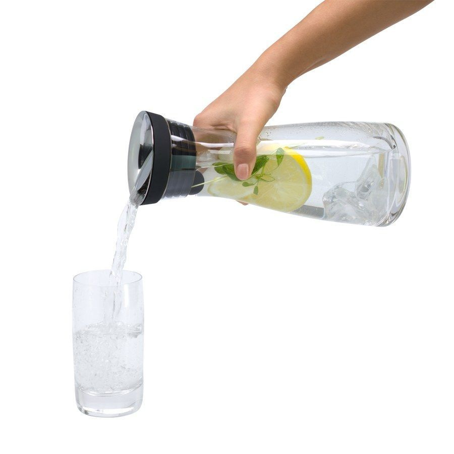 Графин для воды с крышкой 0.75 литра BASIC для сока, морса WMF стекло, нержавеющая сталь  #1