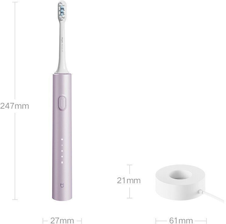 Mijia Электрическая зубная щетка Electric Toothbrush T302 MES608, пурпурный  #1