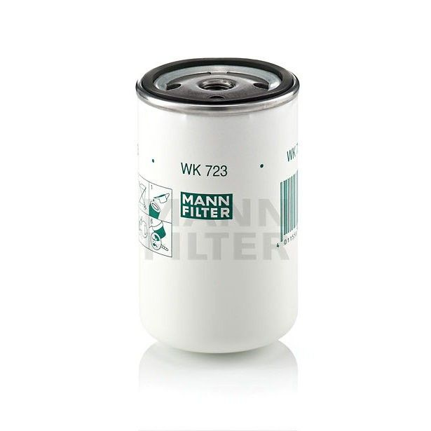 Топливный фильтр MANN-FILTER WK723 для FENDT (F119200060010), CLAAS (6005025488; 0013016410; 6005000383) #1