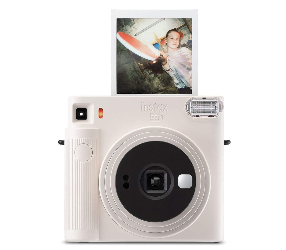 Фотоаппарат моментальной печати Fujifilm Instax Square SQ1, печать снимка 62x62 мм, белый мел  #1