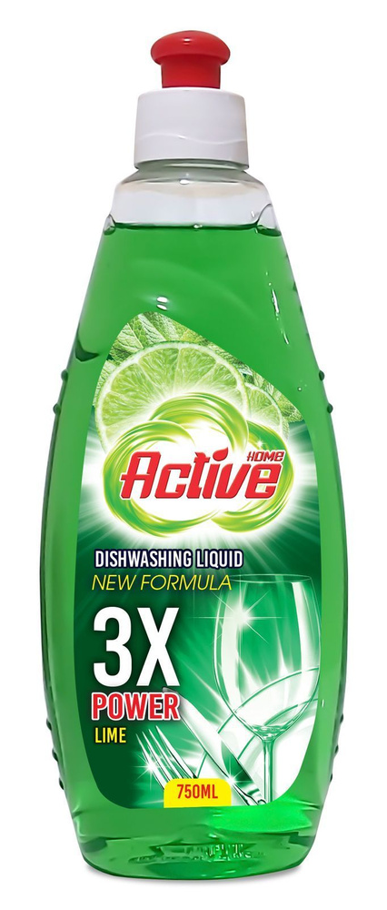 Средство для мытья посуды Home Active LIME, 750 мл #1