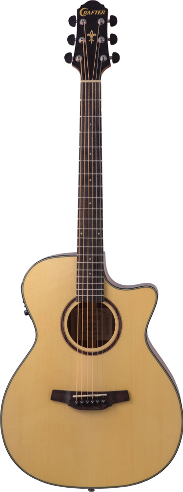 Crafter Электроакустическая гитара HT_натуральный 6-струнная, корпус Ель  #1