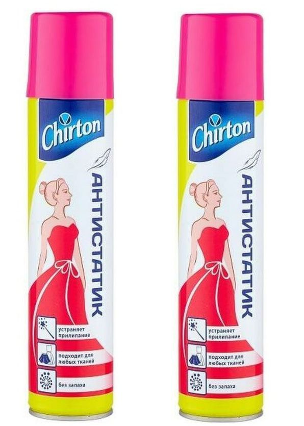 Chirton Антистатик-спрей для одежды, 200 мл 2 шт #1