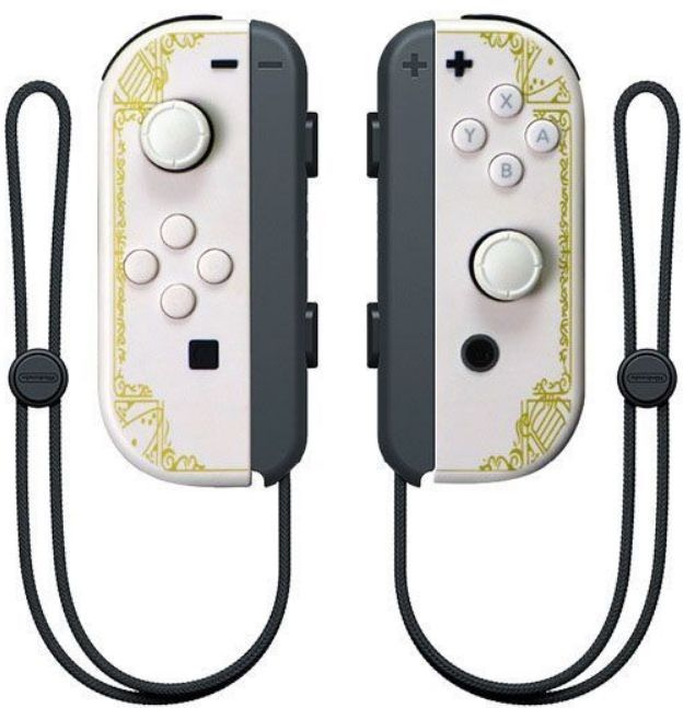 Бруталити Геймпад Геймпад для Switch Nintendo 2 контроллера Joy-Con L/R (белый Zelda: Tears of the Kingdom) #1