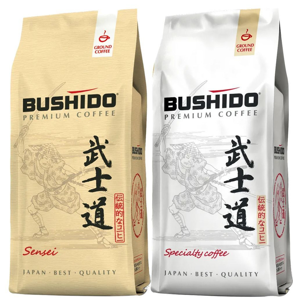 Кофе молотый Bushido набор (Sensei + Specialty Coffe), 227г х 2шт #1