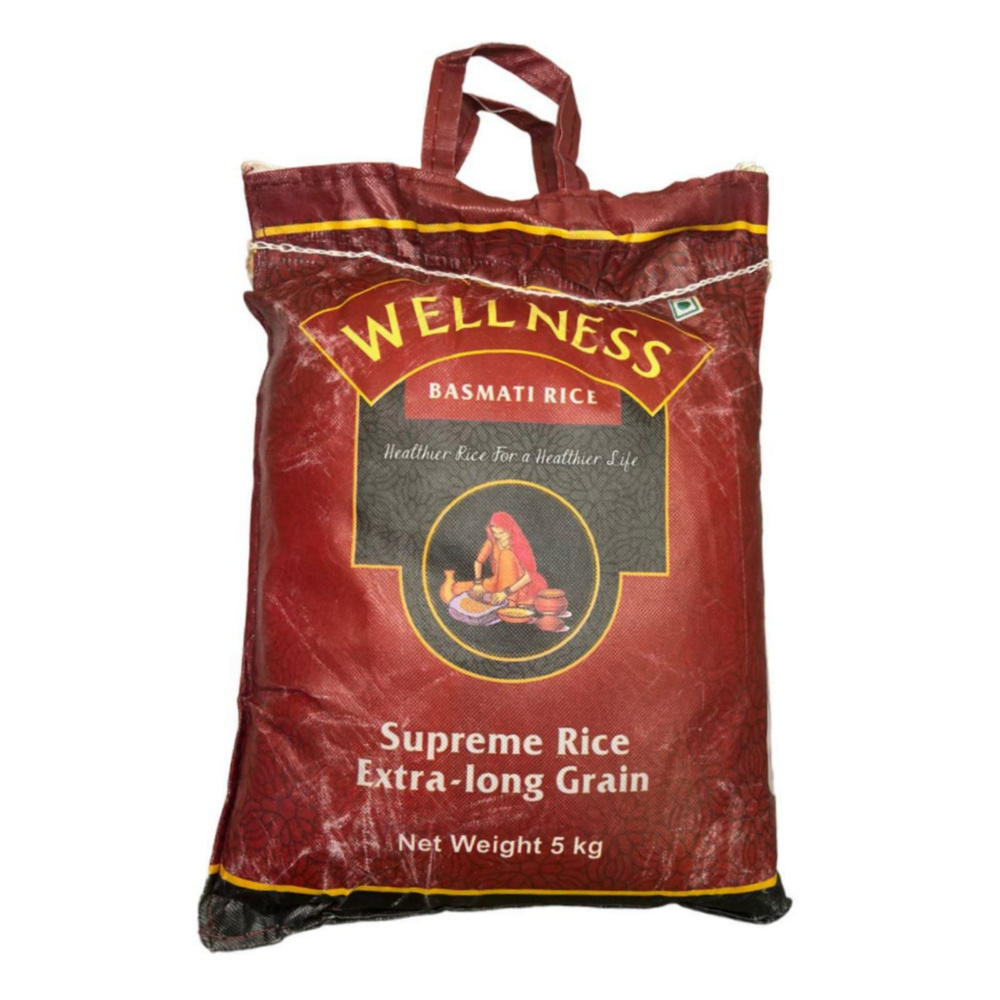 Рис WellNess Basmati Supreme Extra long 5 кг #1