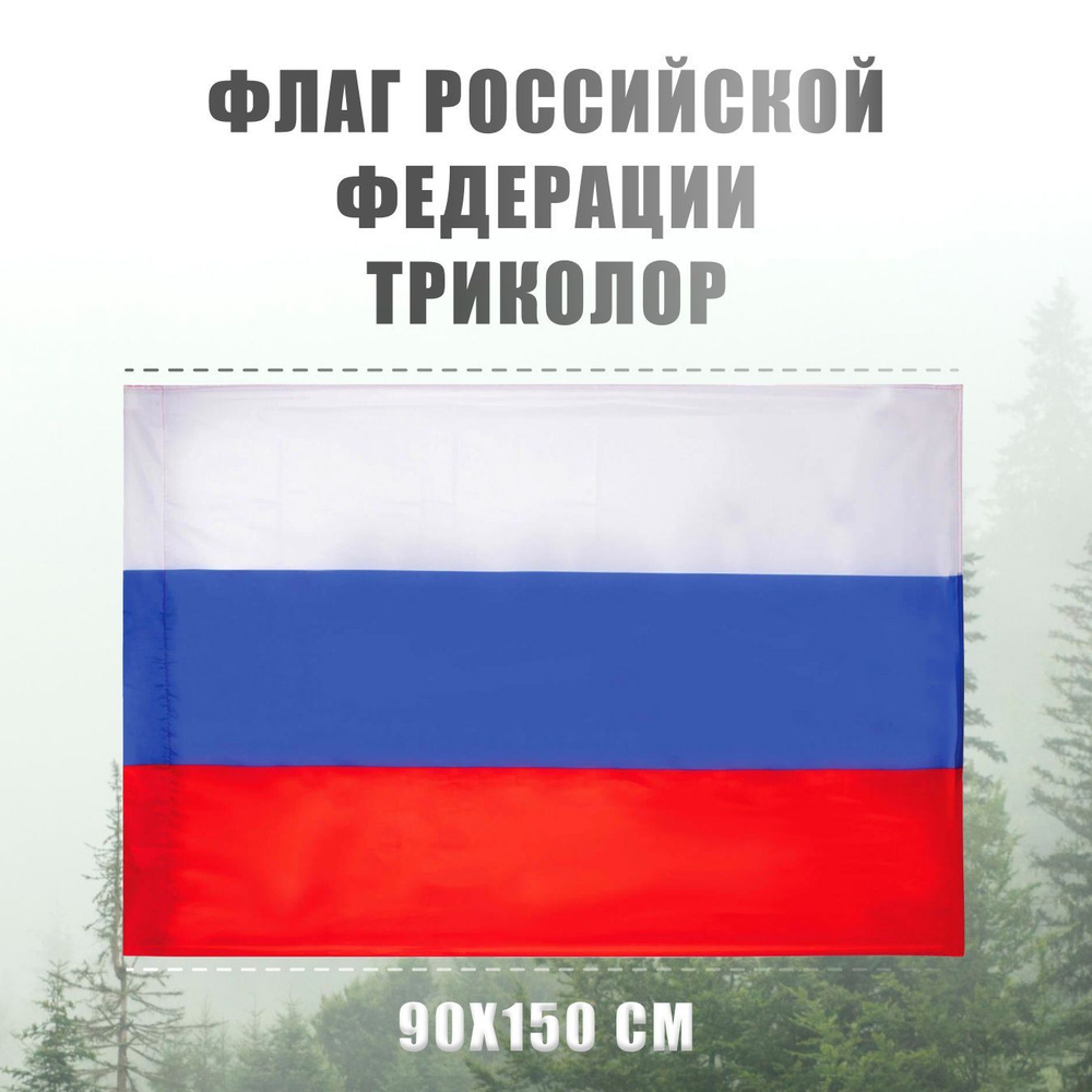 Флаг России большой AXLER русский государственный триколор Российской  Федерации (РФ), уличный или на стену, карман для флагштока (древка), 150х90  см, двухсторонний полиэфирный шелк - купить Флаг по выгодной цене в  интернет-магазине OZON (