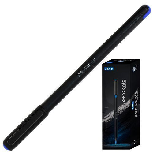 Linc Ручка Шариковая, толщина линии: 0.5 мм, цвет: Синий, 12 шт.  #1