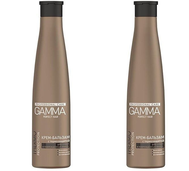 Свобода Крем-бальзам GAMMA Perfect Hair с термозащитой, для сухих и поврежденных волос,350 мл, 2 шт  #1